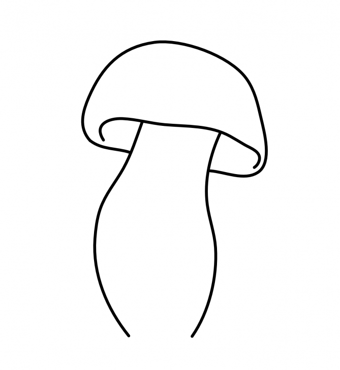 Mushroom Outline