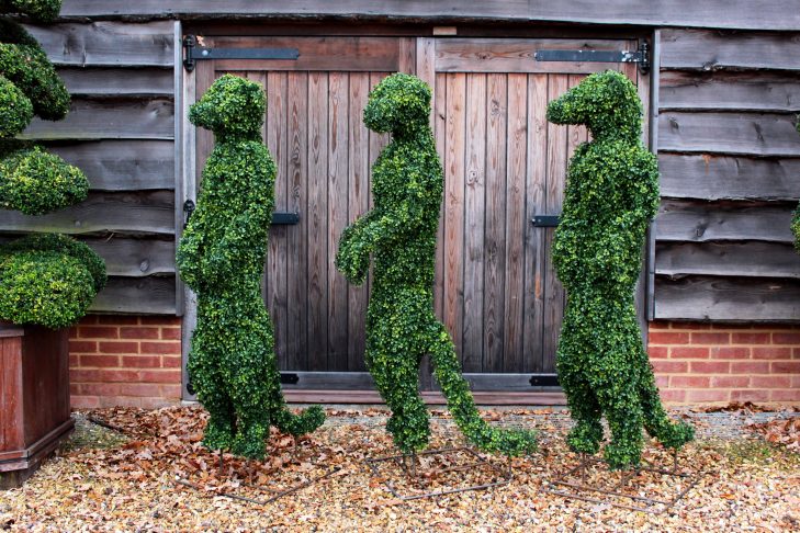 artificial topiary meerkats