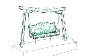 Swing seat design sketch