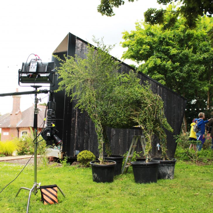 topiary pony demonstration for tv production
