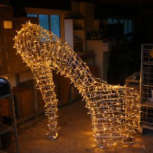 LED Lighting Topiary Shoe